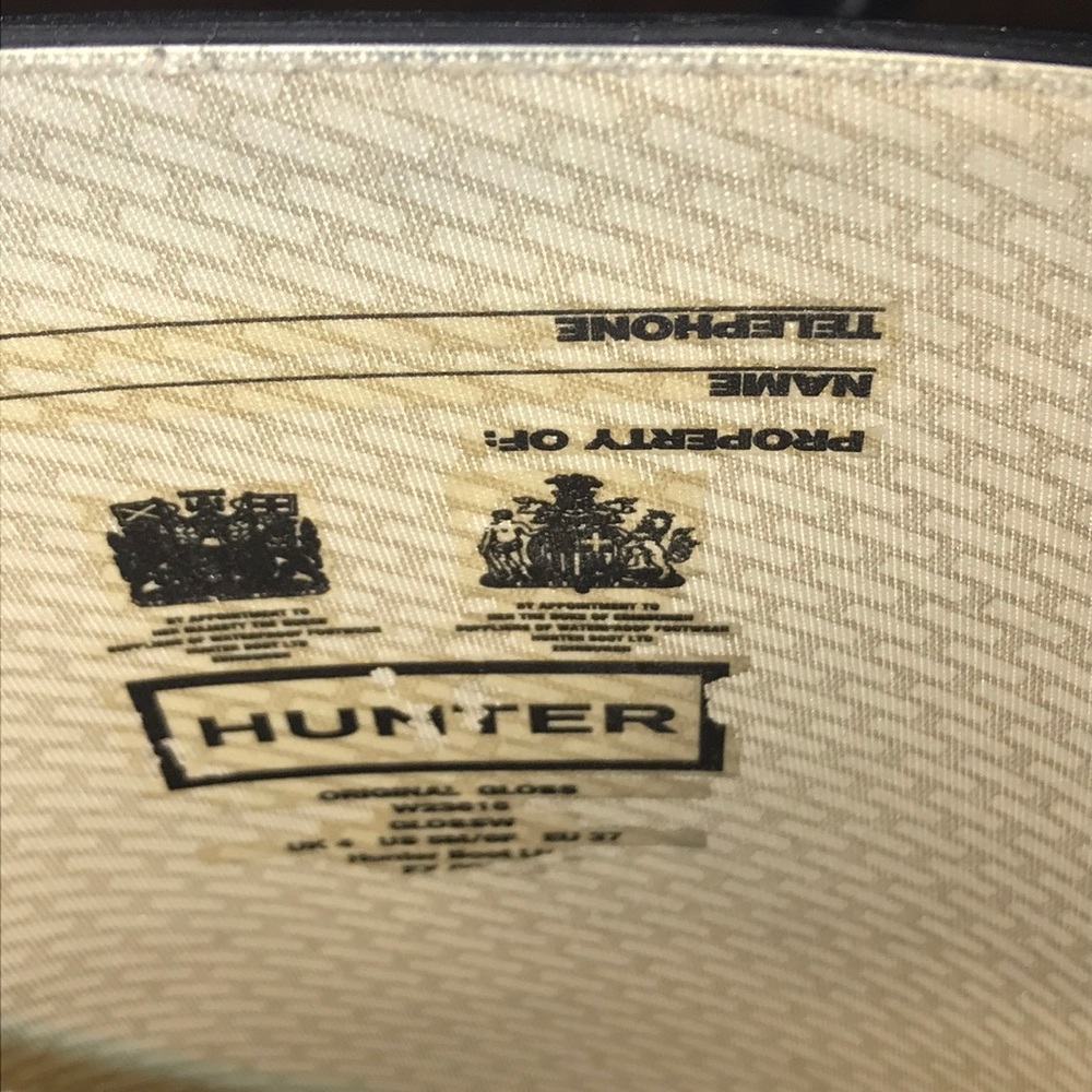 Hunter Rain Boots, gently used - Picture 4 of 5